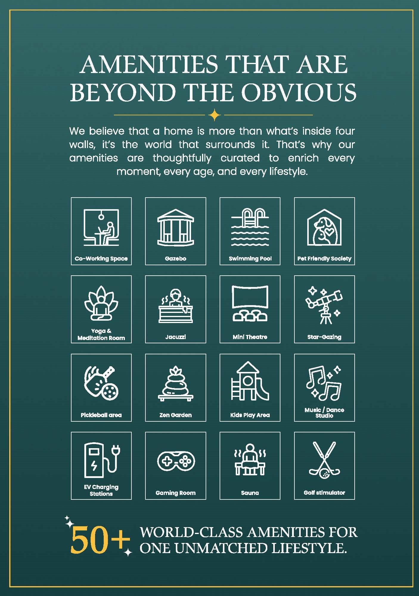 Amenities at PAM Virtue Infrastructures, Vasai (West)